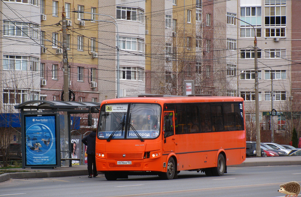 Нижегородская область, ПАЗ-320414-04 "Вектор" № Р 878 АВ 152