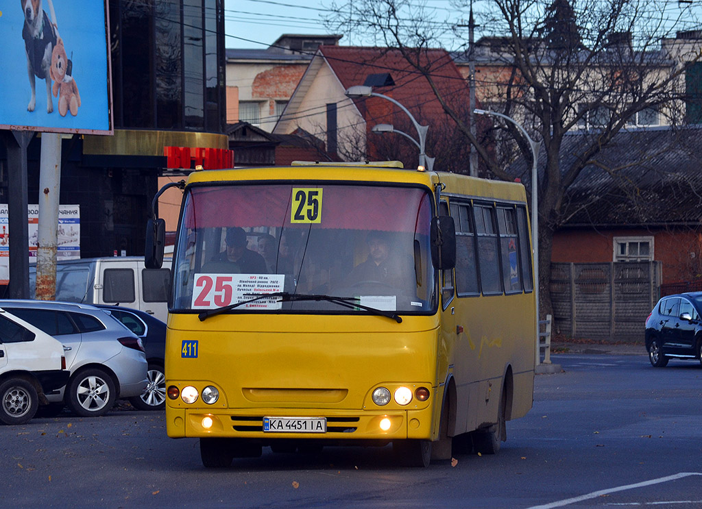 Волынская область, Богдан А09201 № KA 4451 IA