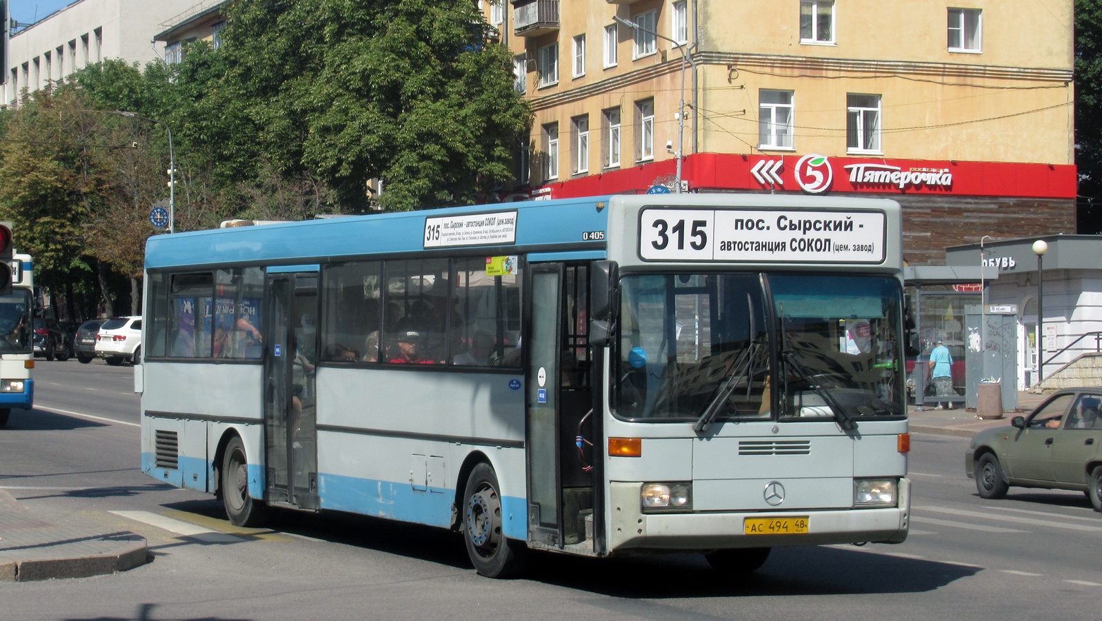 Lipetsk region, Mercedes-Benz O405 Nr. АС 494 48