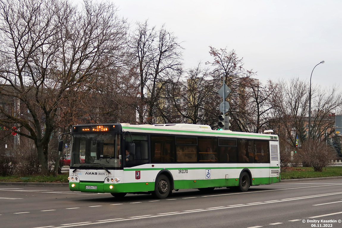 Москва, ЛиАЗ-5292.22 (2-2-2) № 192170