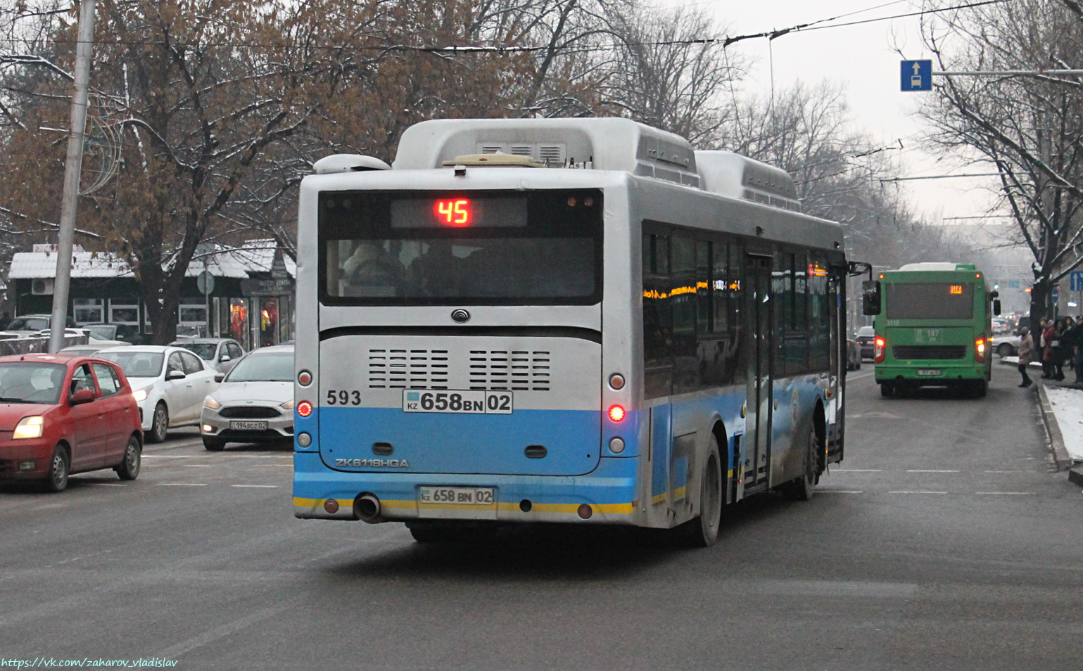 Алматы, Yutong ZK6118HGA № 593