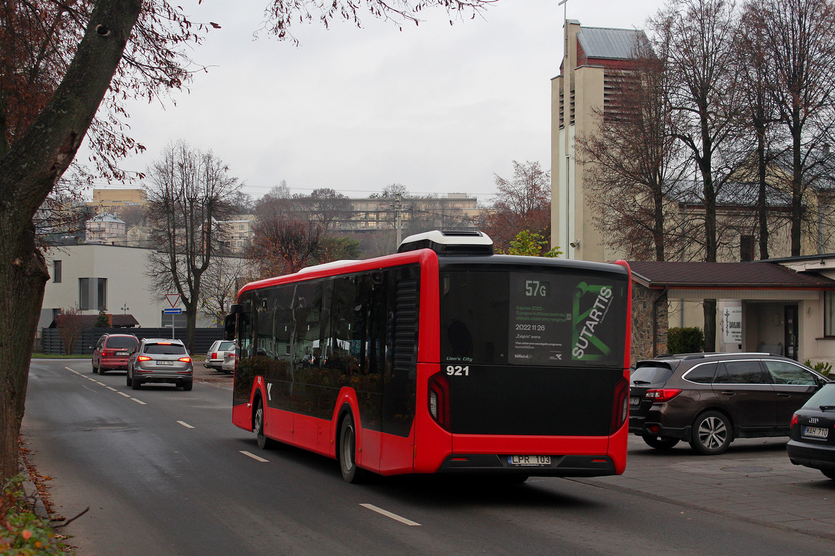 Литва, MAN 12C Lion's City 12 NL330 EfficientHybrid № 921