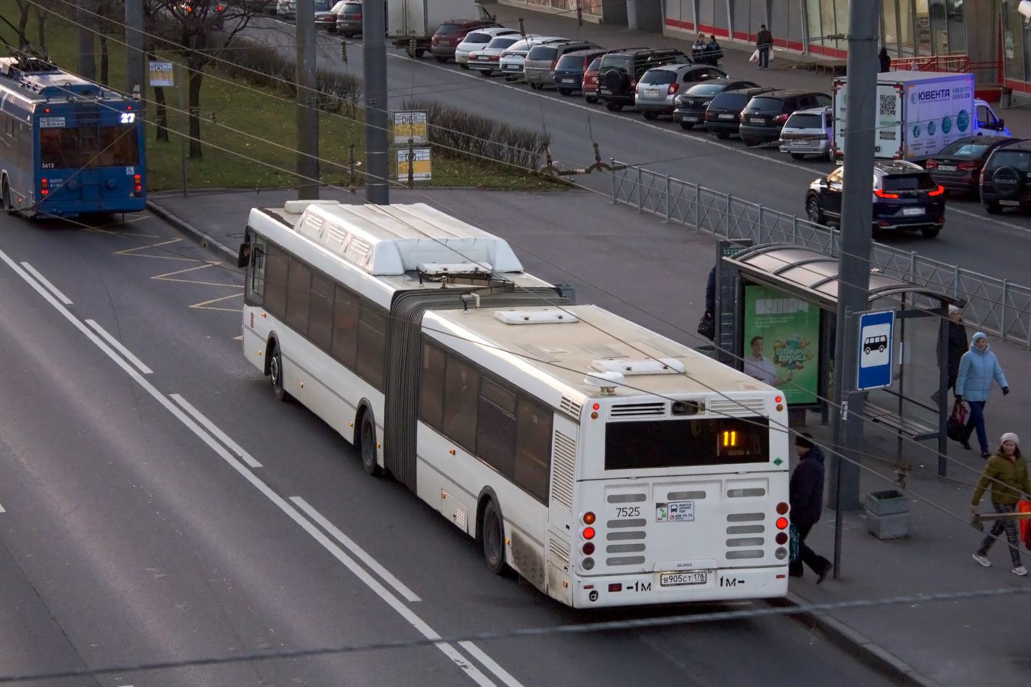 Санкт-Петербург, ЛиАЗ-6213.71 № 7525