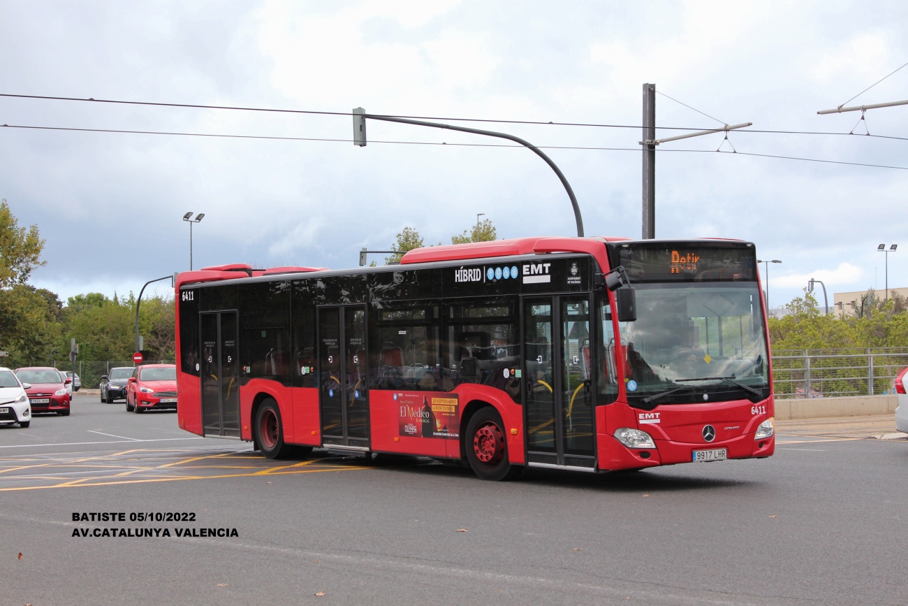 Испания, Mercedes-Benz Citaro C2 hybrid № 6411