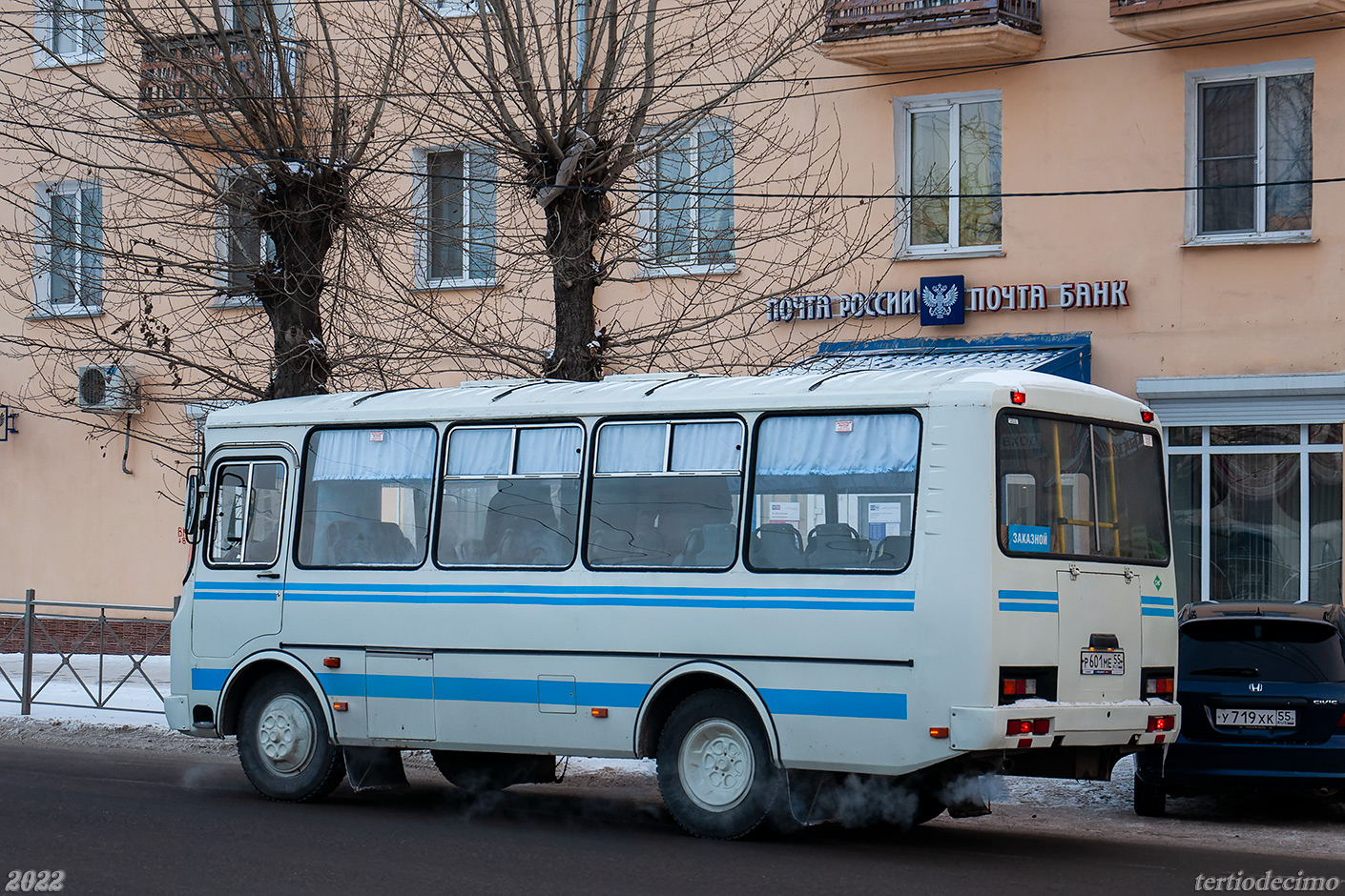 Омская область, ПАЗ-32054 № Р 601 МЕ 55