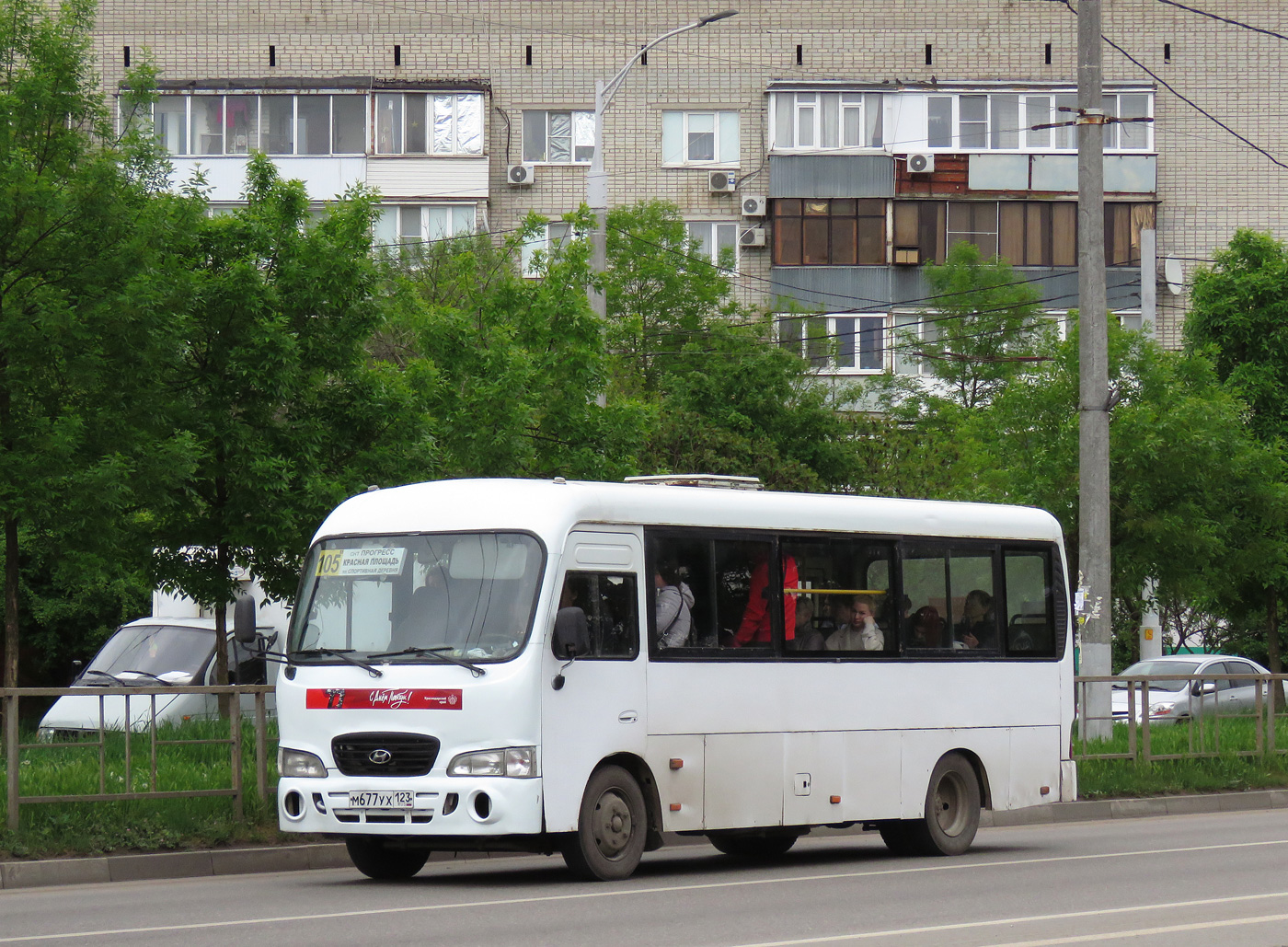 Краснодарский край, Hyundai County LWB C09 (ТагАЗ) № М 677 УХ 123