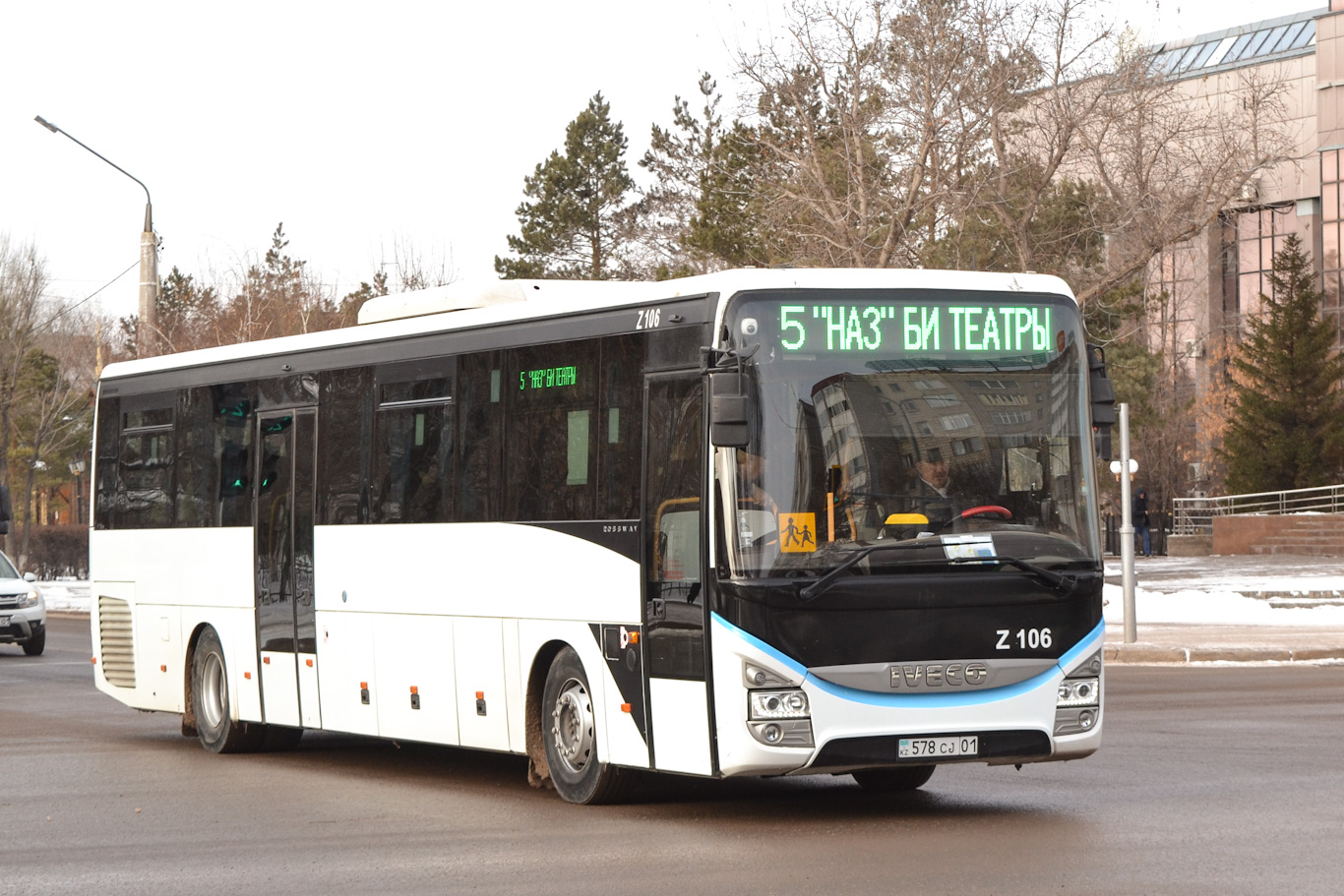 Астана, IVECO Crossway LINE 13M (СарыаркаАвтоПром) № Z106