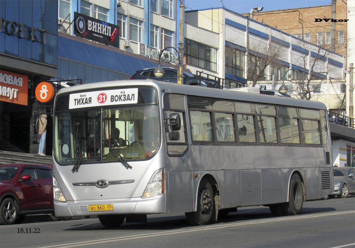 Приморский край, Hyundai New Super AeroCity 1F/L № ВО 860 25