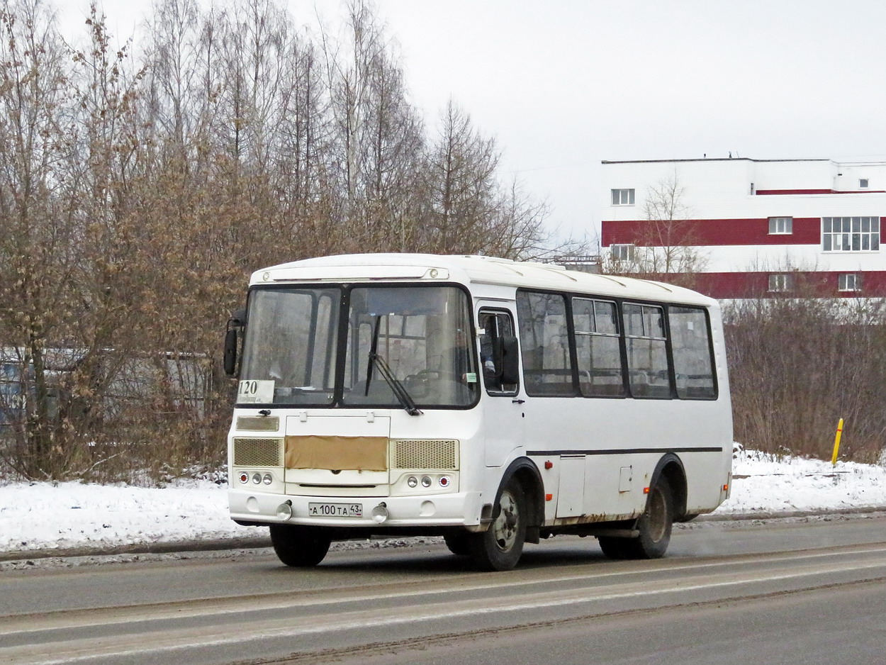 Кировская область, ПАЗ-320540-22 № А 100 ТА 43