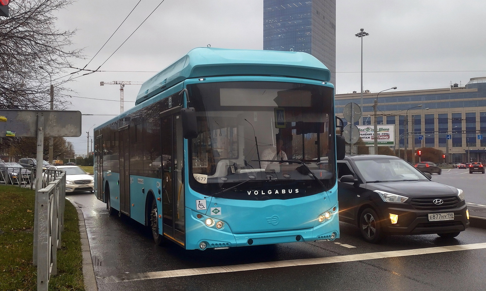 Санкт-Петербург, Volgabus-5270.G4 (CNG) № 5677; Санкт-Петербург — Новые автобусы