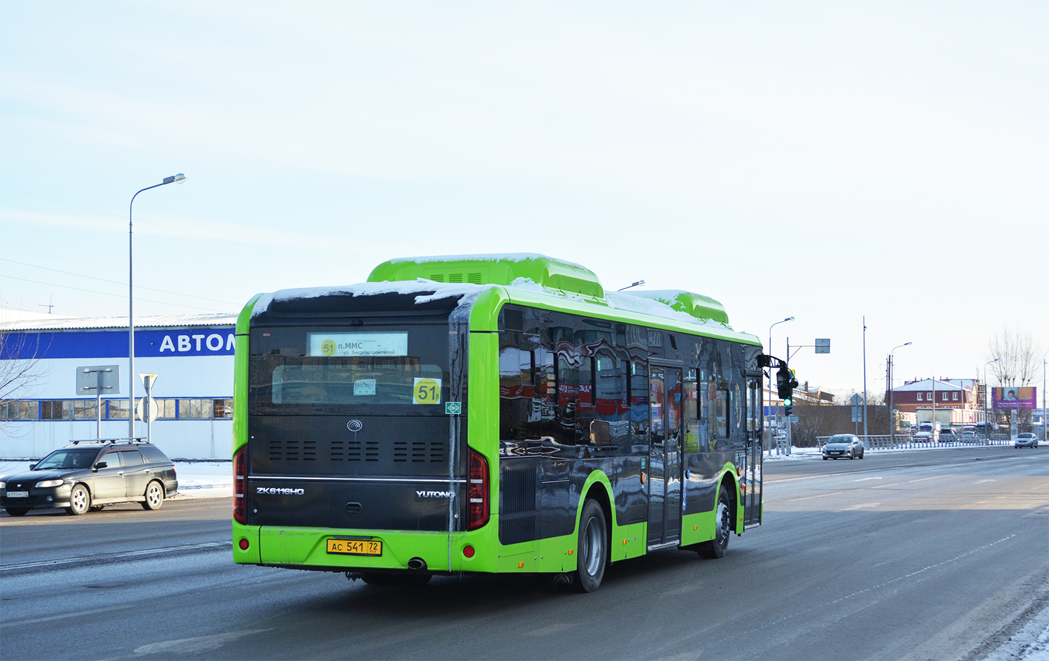 Тюменская область, Yutong ZK6116HG № АС 541 72