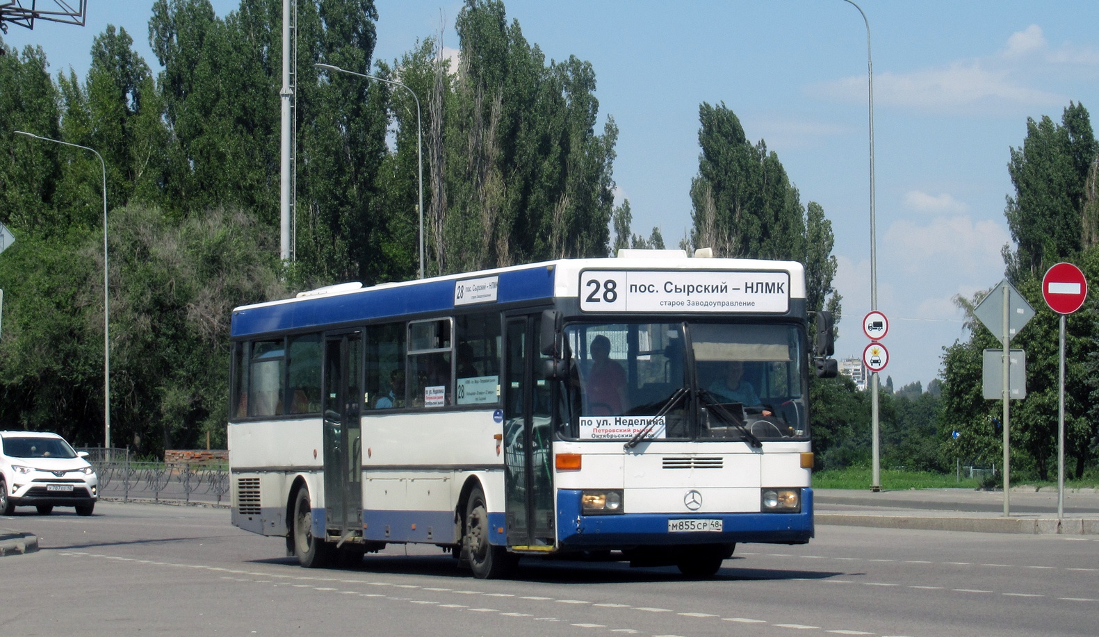 Липецкая область, Mercedes-Benz O405 № М 855 СР 48