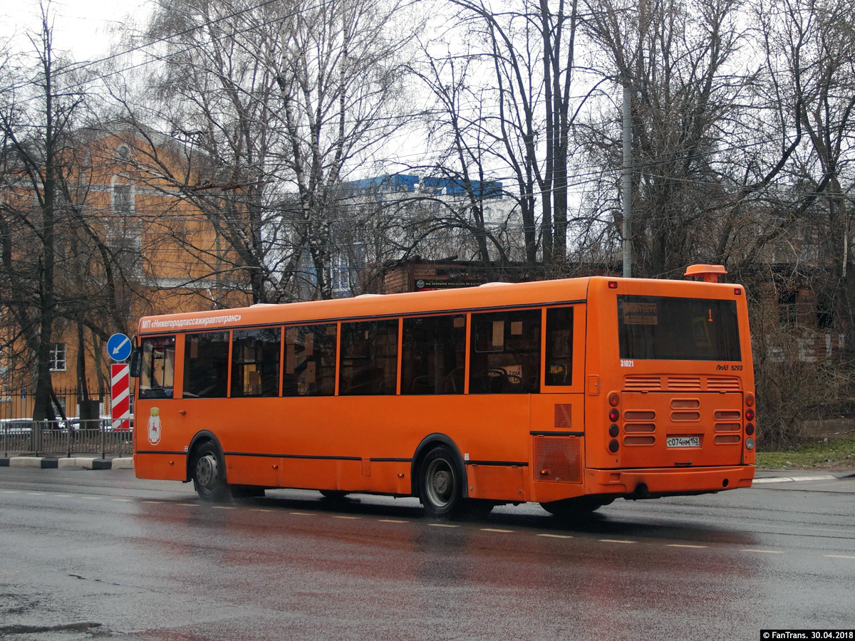 Нижегородская область, ЛиАЗ-5293.60 № 31021