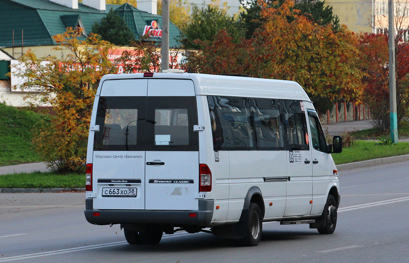 Пензенская область, Луидор-223203 (MB Sprinter Classic) № С 663 ХО 58