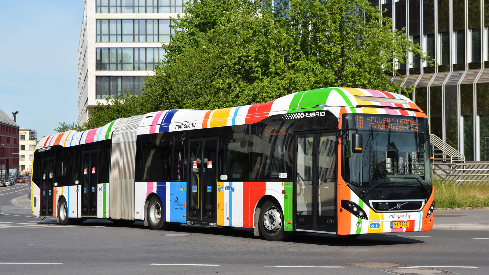 Люксембург, Volvo 7900A Hybrid № 86