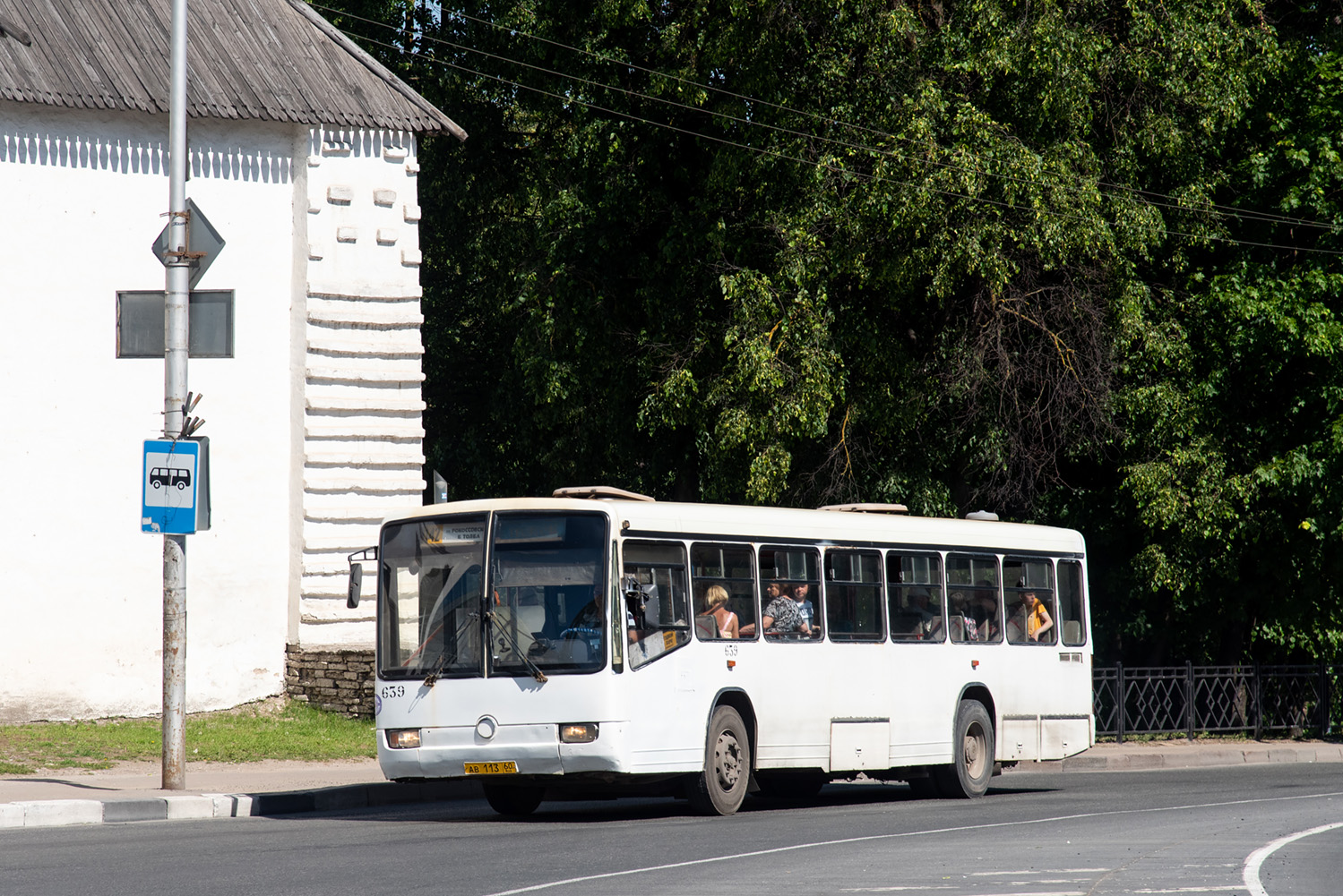 Псковская область, Mercedes-Benz O345 № 639