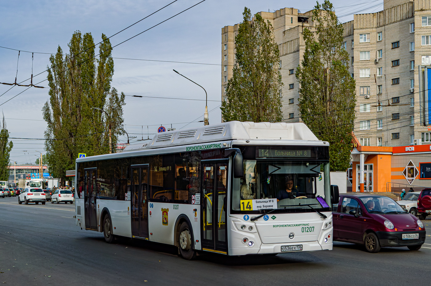 Воронежская область, ЛиАЗ-5292.67 (CNG) № 01207