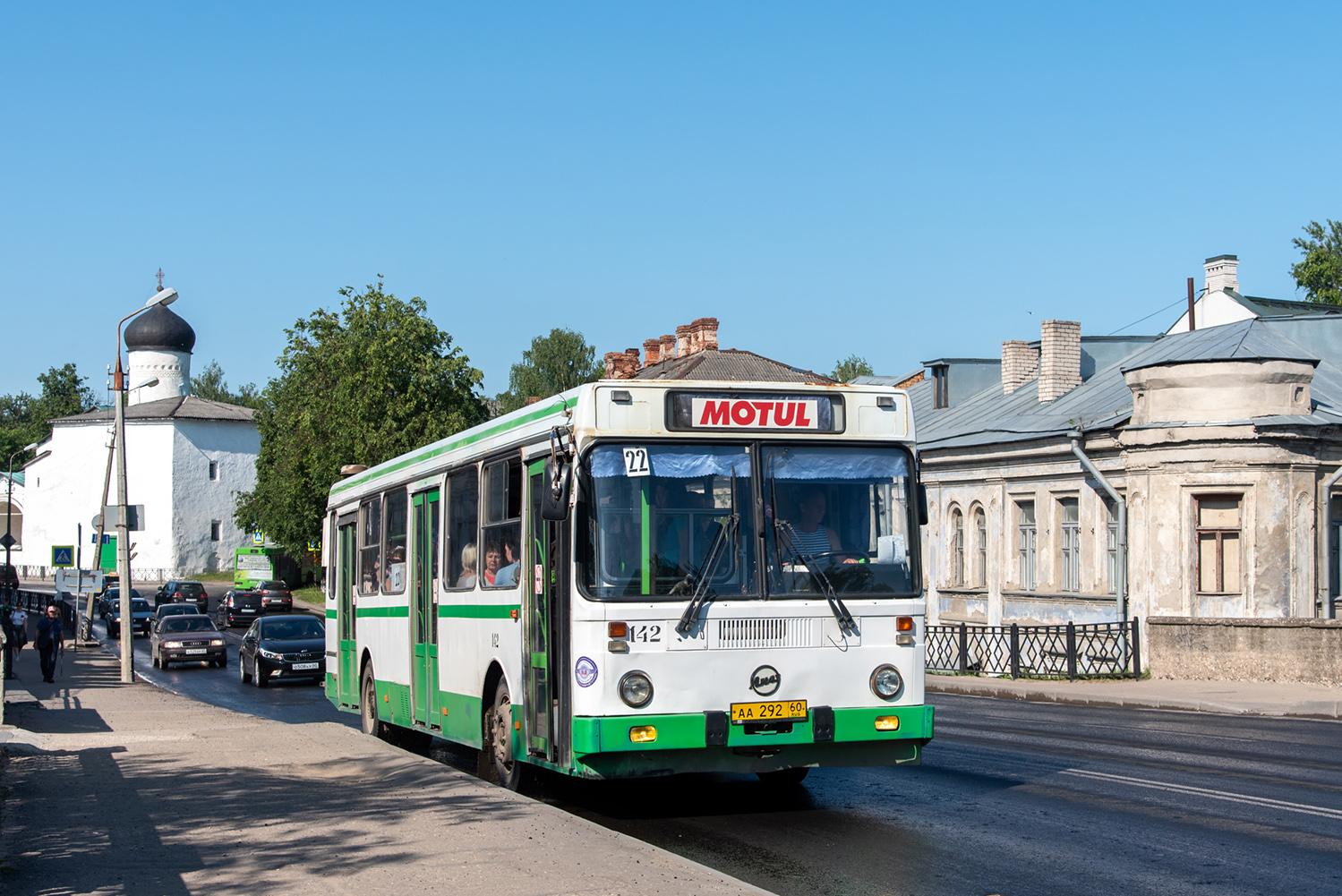 Псковская область, ЛиАЗ-5256.25 № 142