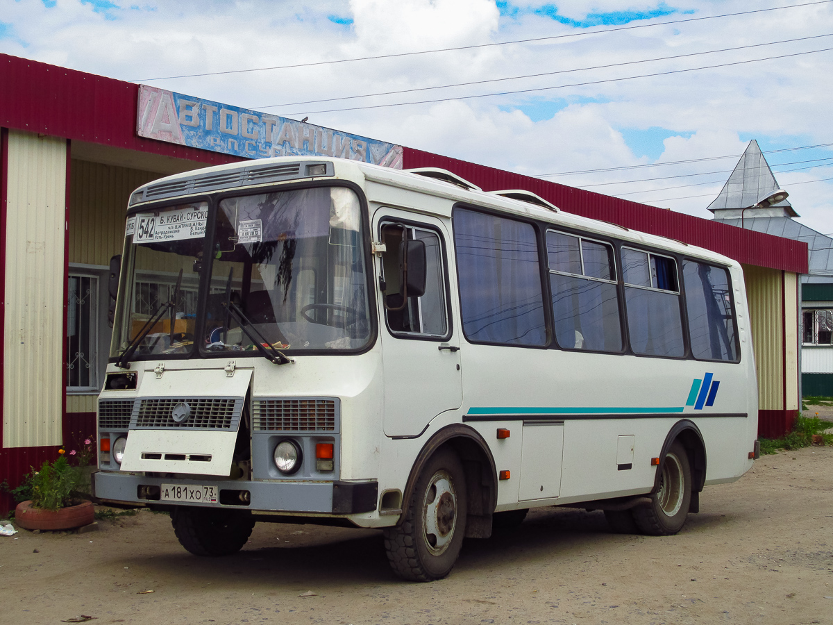 Ульяновская область, ПАЗ-32053 № А 181 ХО 73