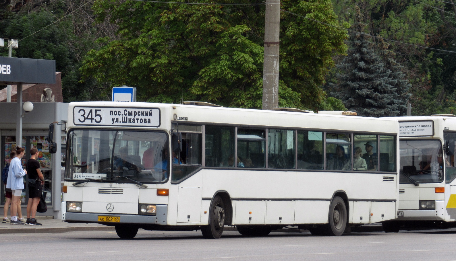 Липецкая область, Mercedes-Benz O405N № АК 002 48