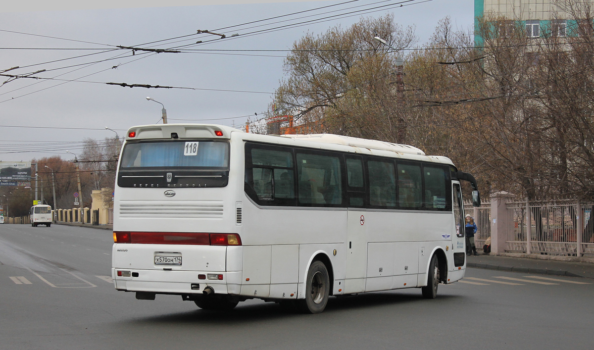 Chelyabinsk region, JAC HK6120 č. Х 570 ОН 174