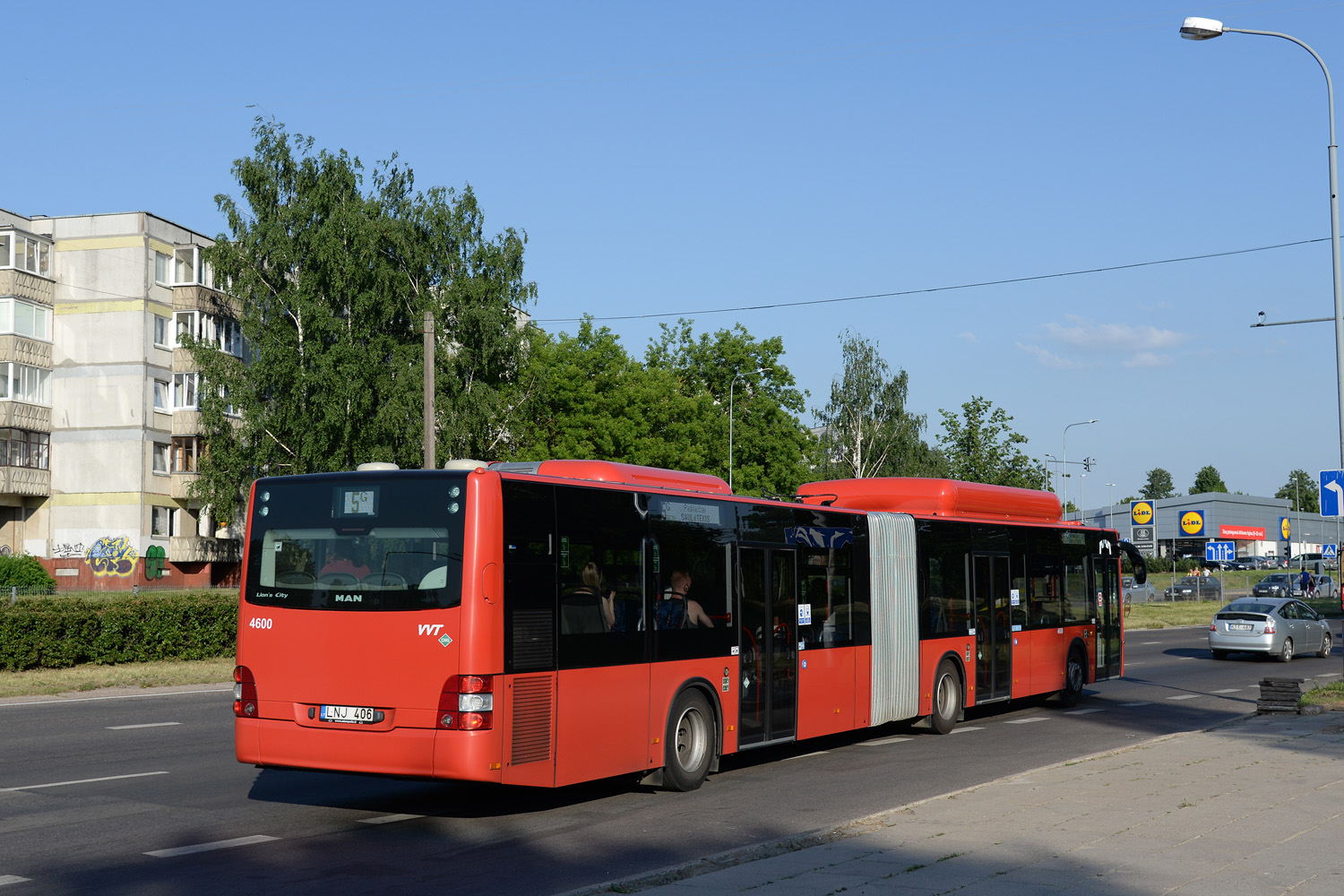 Литва, MAN A23 Lion's City G NG313 CNG № 4600