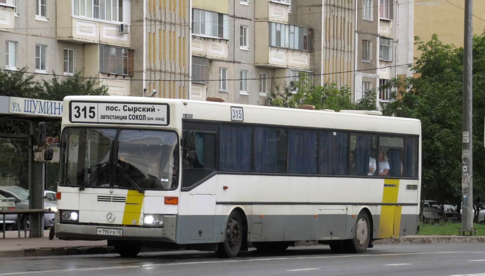 Липецкая область, Mercedes-Benz O405 № М 190 РВ 48