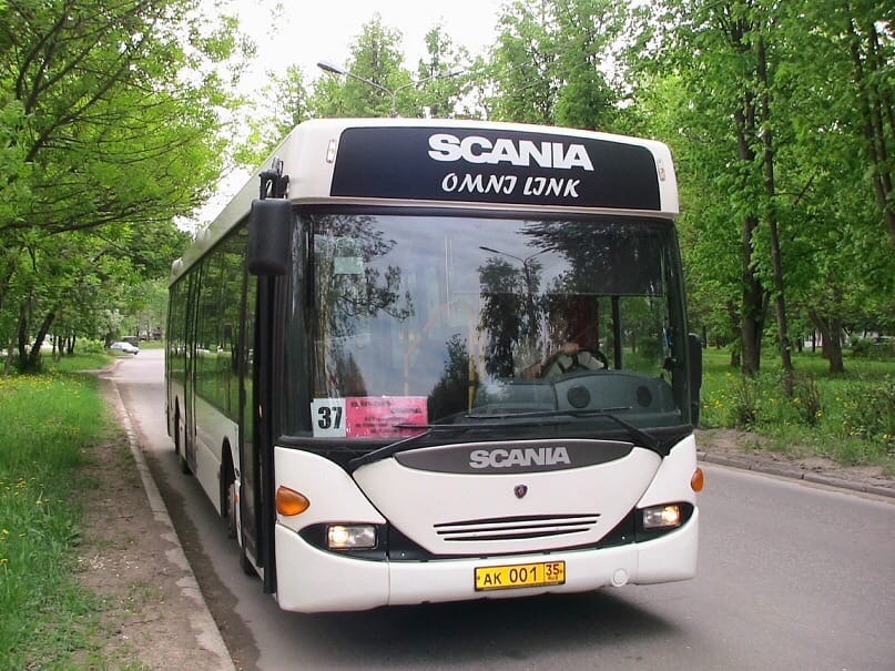 Вологодская область, Scania OmniLink I (Скания-Питер) № АК 001 35