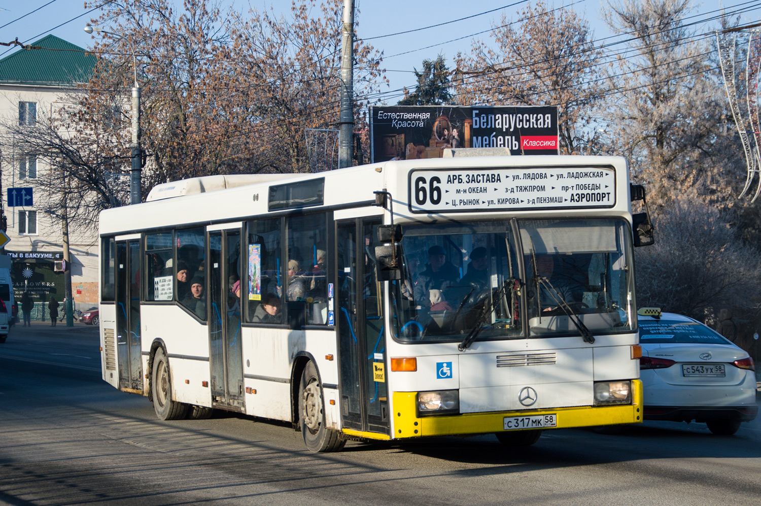 Пензенская область, Mercedes-Benz O405N2 № С 317 МК 58