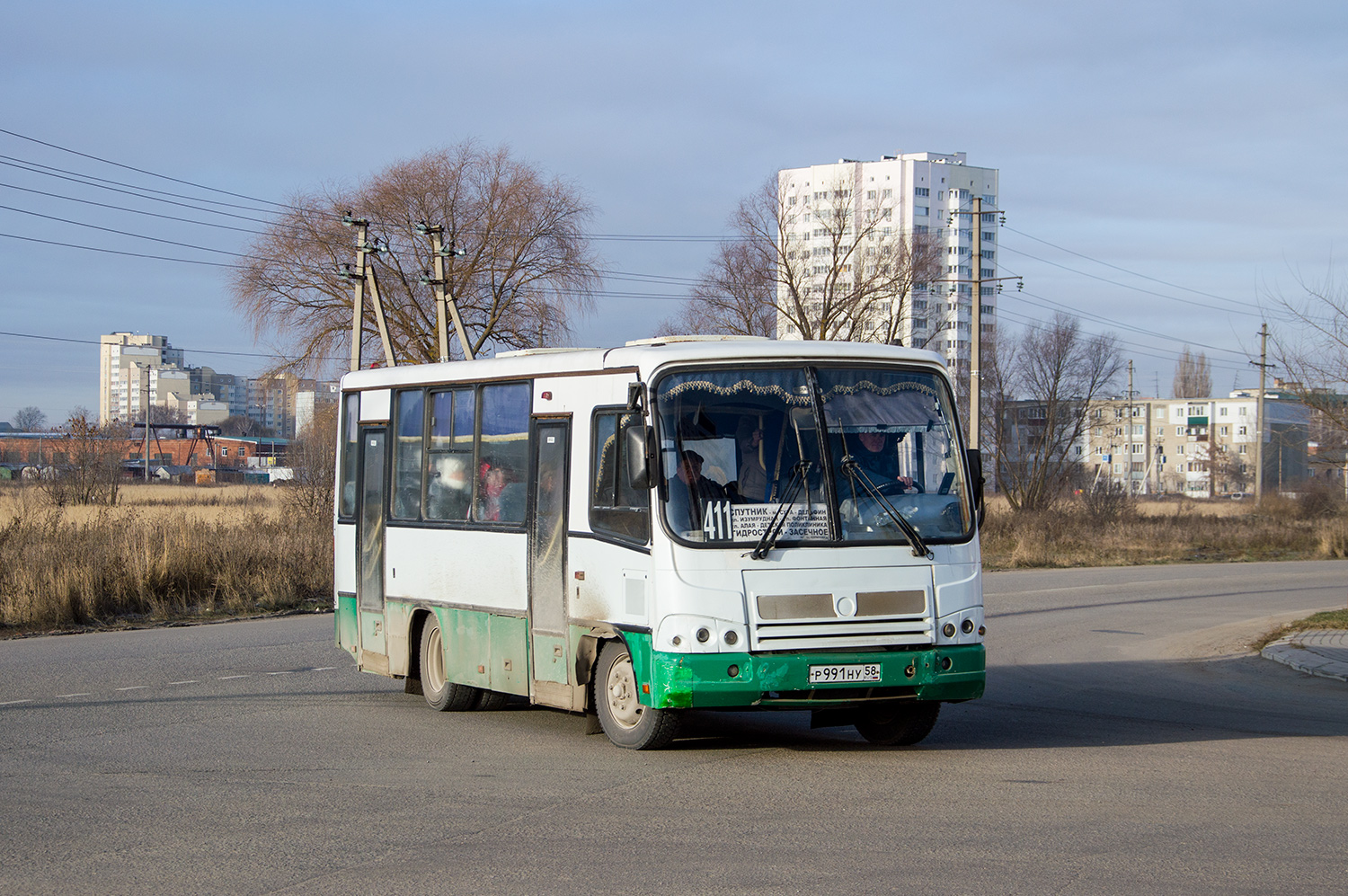 Пензенская область, ПАЗ-320402-03 № Р 991 НУ 58