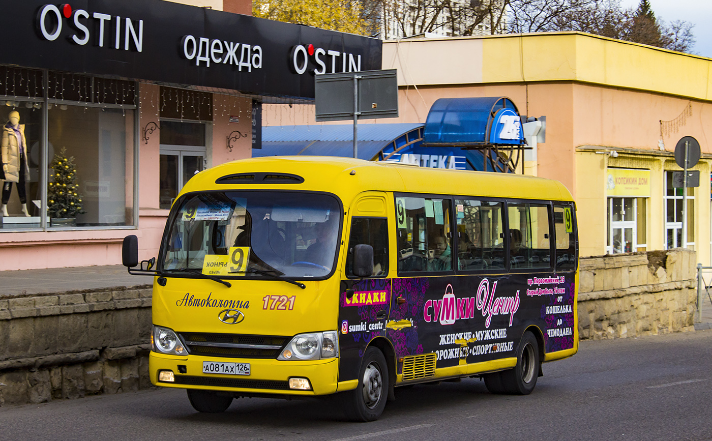 Ставропольский край, Hyundai County Kuzbass № А 081 АХ 126