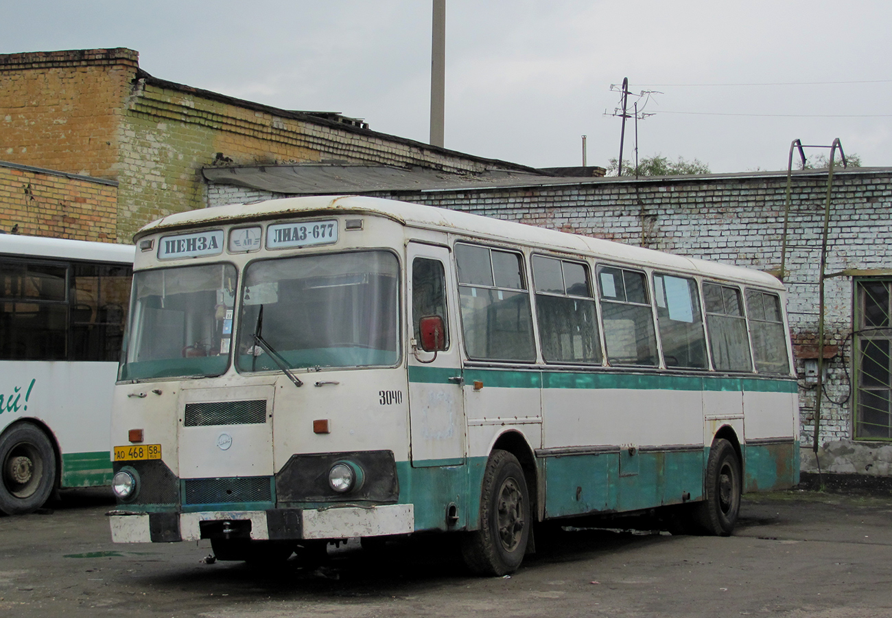 Пензенская область, ЛиАЗ-677М № 3040