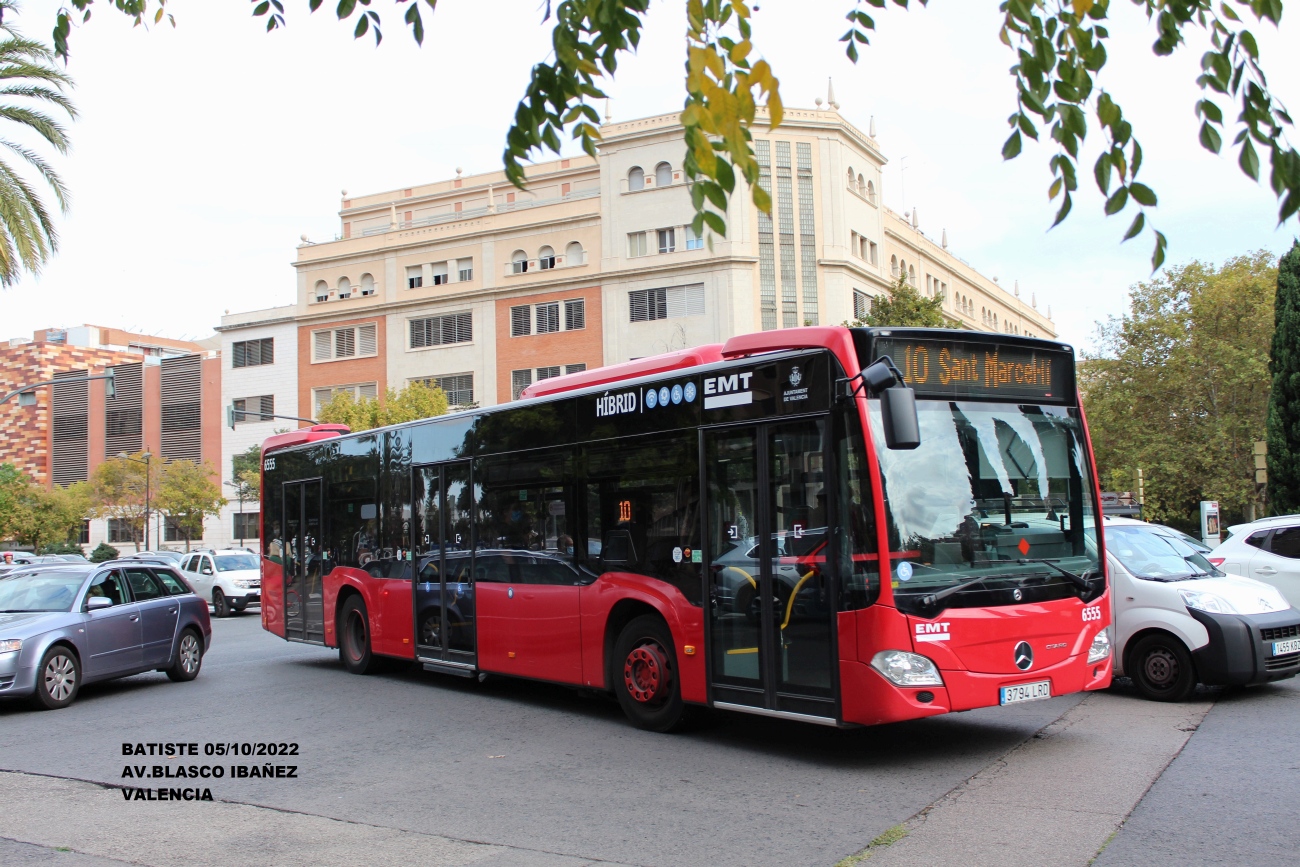 Іспанія, Mercedes-Benz Citaro C2 hybrid № 6555