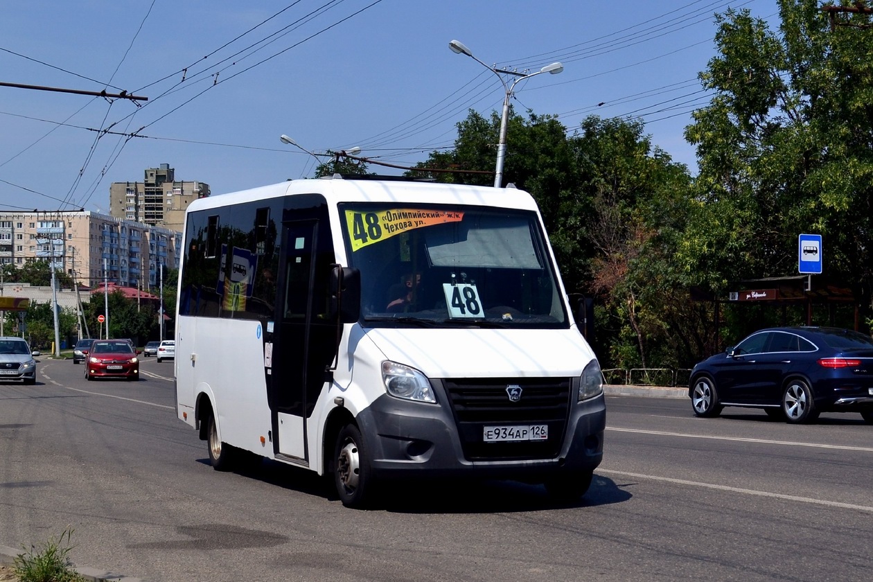 Ставропольский край, ГАЗ-A64R42 Next № Е 934 АР 126