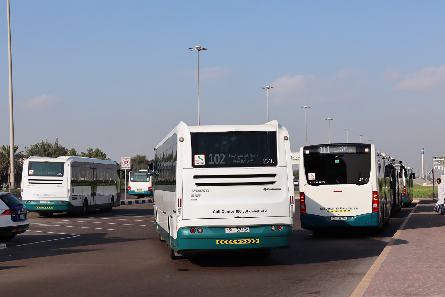 ОАЭ, Castrosua Magnus.E+ 13 № 4540; ОАЭ, Mercedes-Benz Citaro C2 № 4200