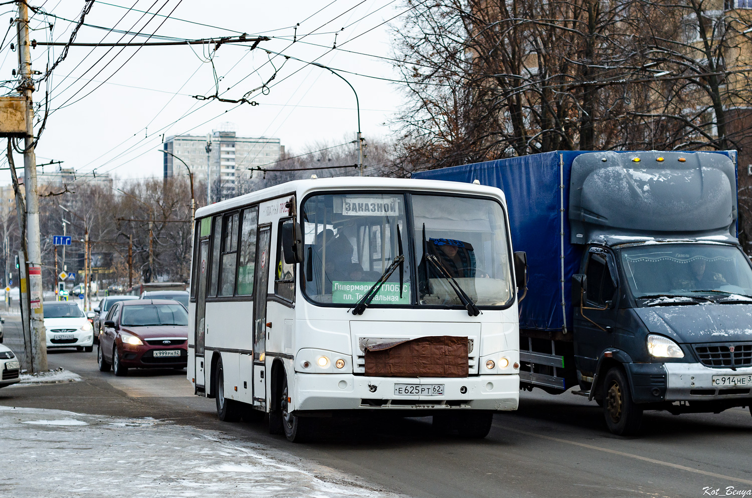 Рязанская область, ПАЗ-320402-05 № Е 625 РТ 62