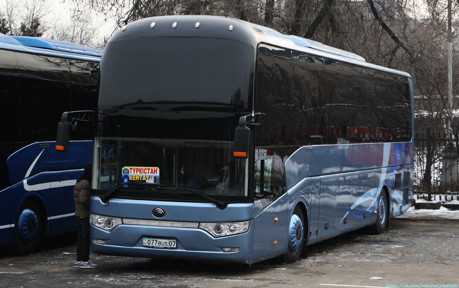 Алматы, Yutong ZK6122HWQ9 № 077 BUS 07