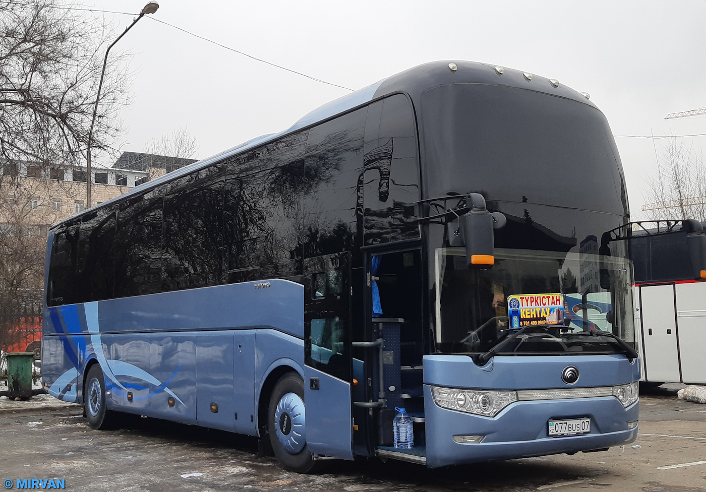 Алматы, Yutong ZK6122HWQ9 № 077 BUS 07