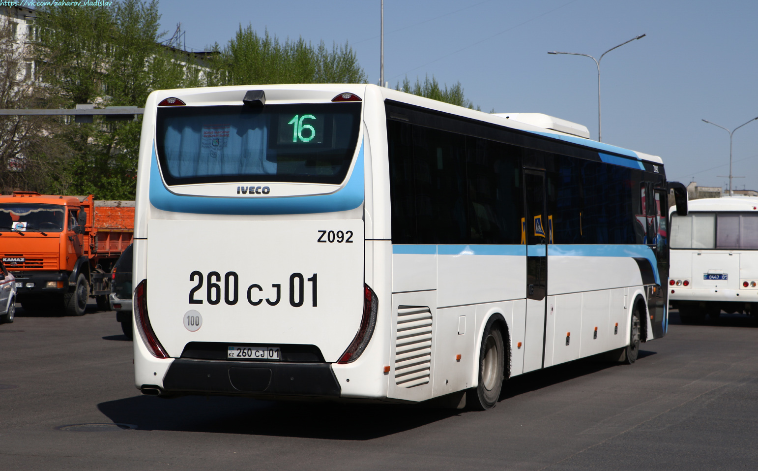 Астана, IVECO Crossway LINE 13M (СарыаркаАвтоПром) № Z092