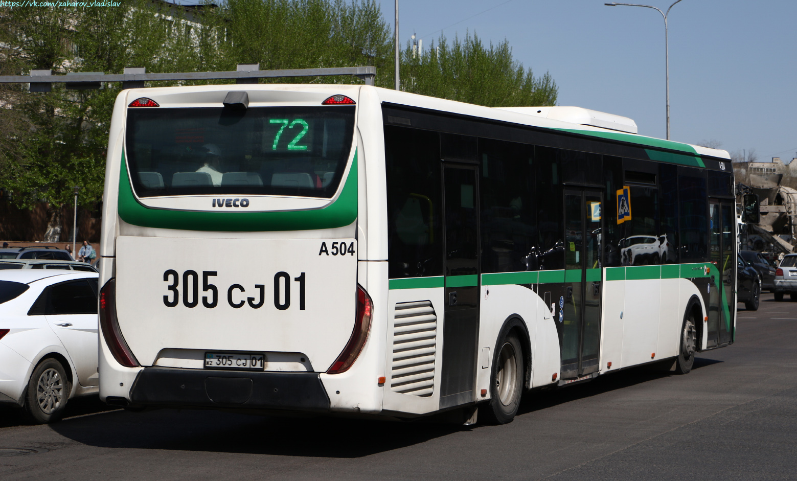 Астана, IVECO Crossway LE 13M (СарыаркаАвтоПром) № A504