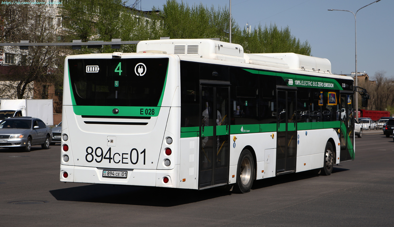 Astana, Yutong E12 (ZK6128BEVG) (СарыаркаАвтоПром) č. E028