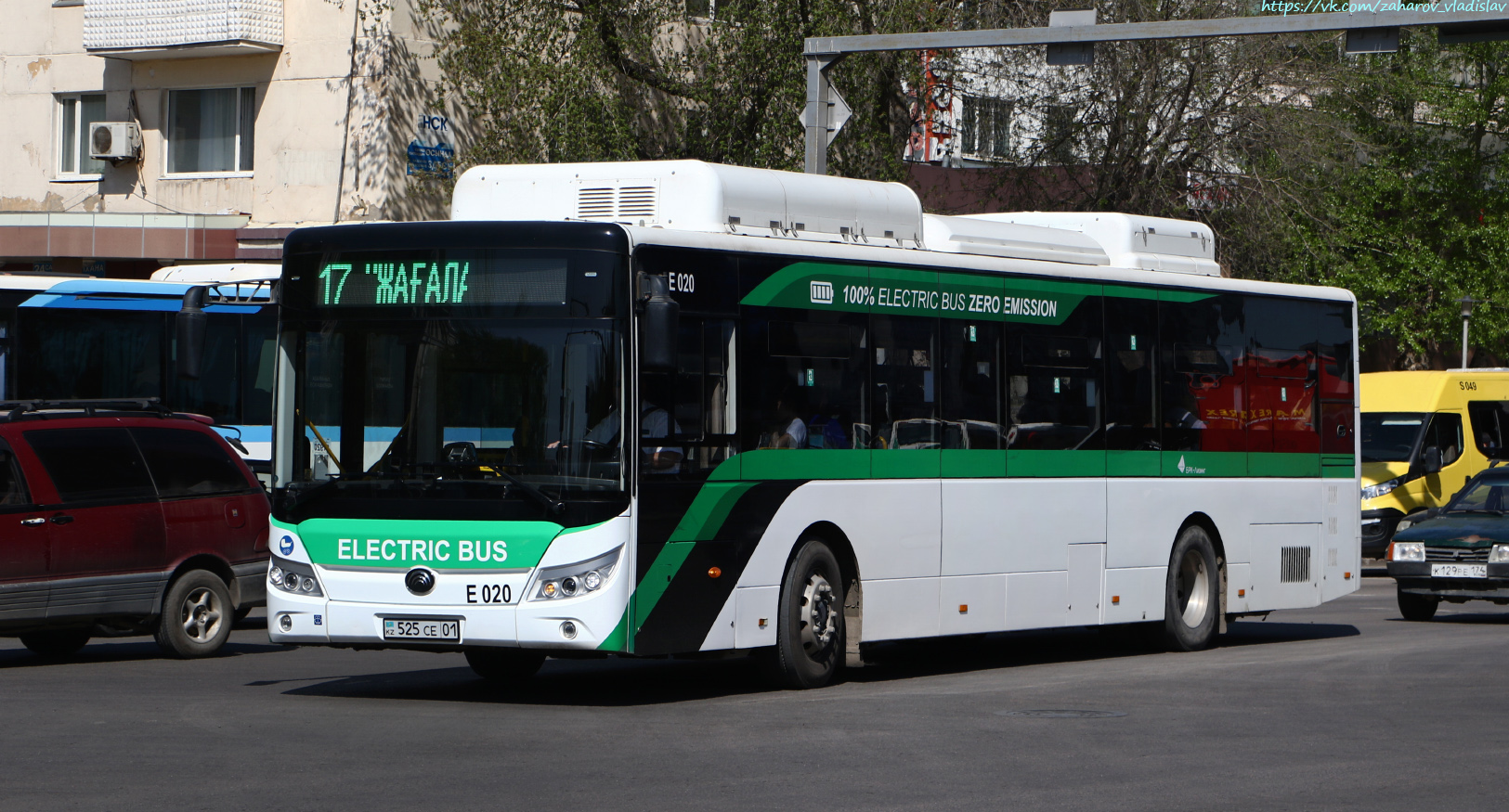 Астана, Yutong E12LF (ZK6128BEVG) (СарыаркаАвтоПром) № E020