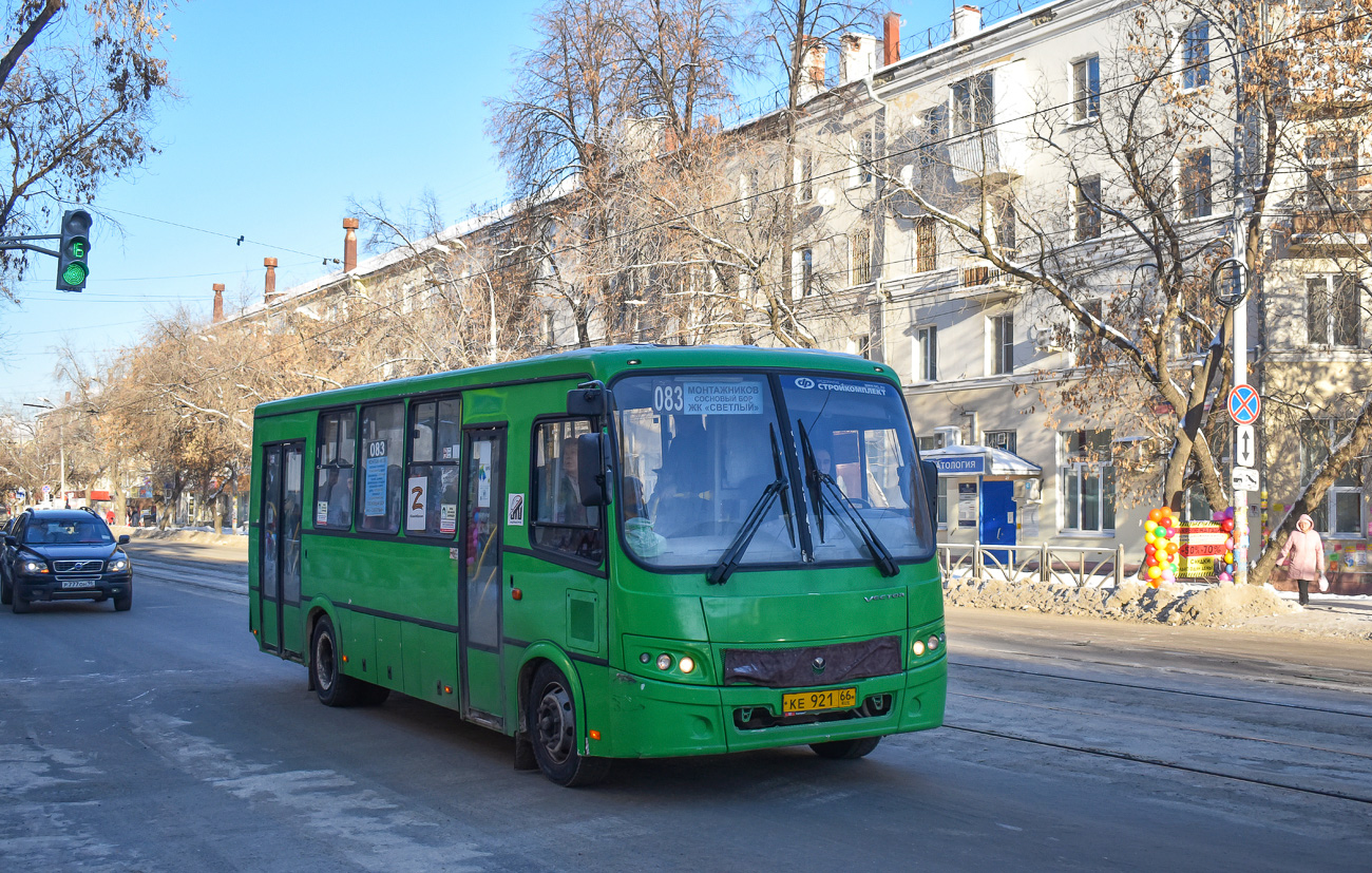 Свердловская область, ПАЗ-320414-04 "Вектор" (1-2) № КЕ 921 66