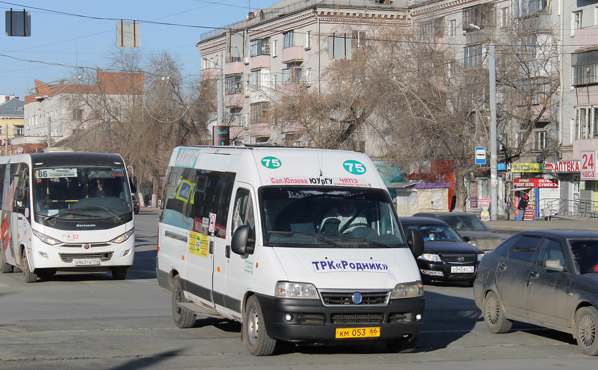 Челябинская область, FIAT Ducato 244 CSMMC-RLL, -RTL № КМ 053 66