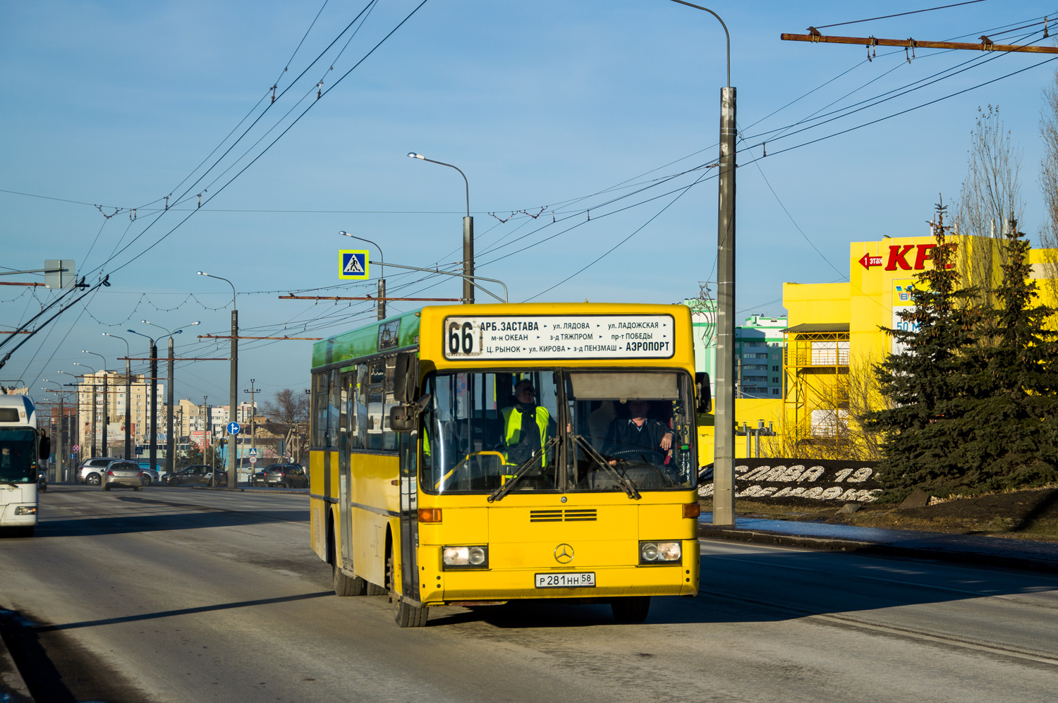 Пензенская область, Mercedes-Benz O405 № Р 281 НН 58