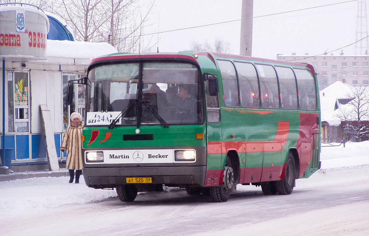 Perm region, Mercedes-Benz O303-10KHP-L # АТ 520 59