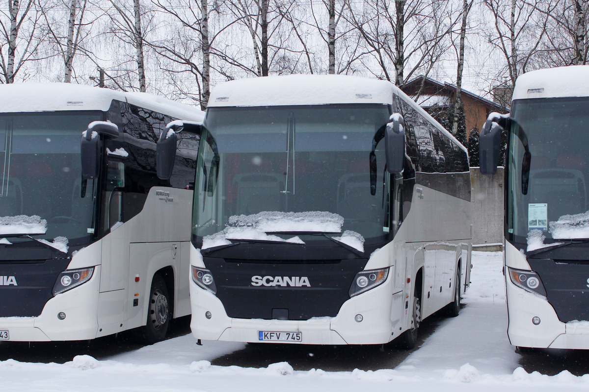 Lithuania, Scania Touring HD # KFV 745