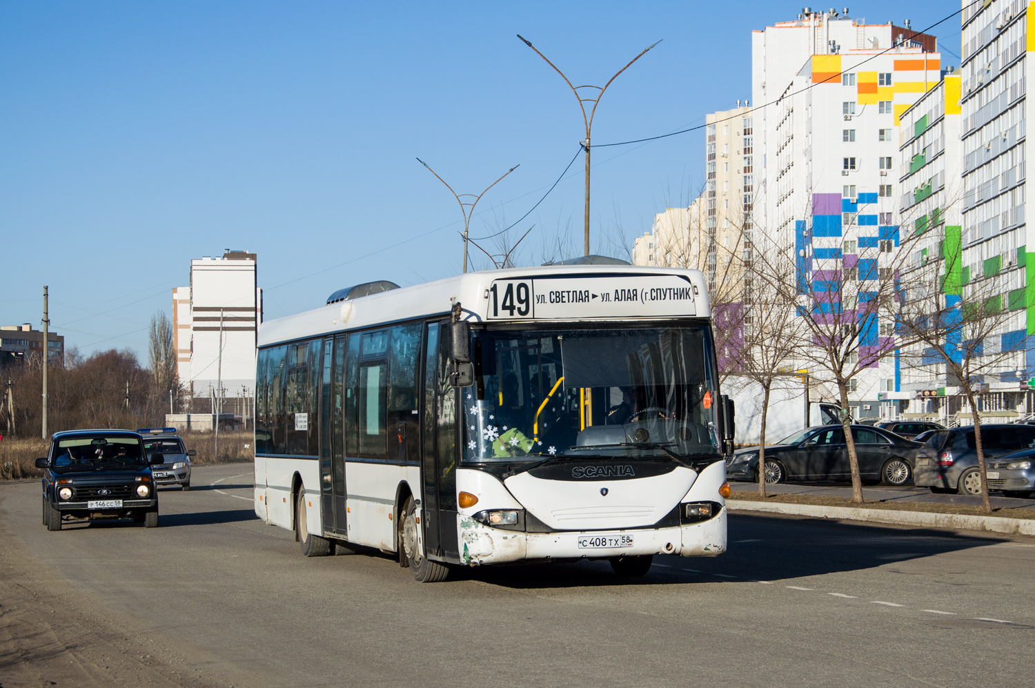 Пензенская область, Scania OmniLink I (Скания-Питер) № С 408 ТХ 58