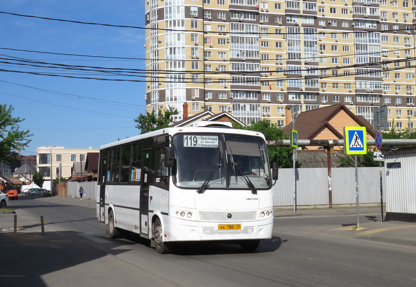 Краснодарский край, ПАЗ-320412-05 "Вектор" № АК 780 23