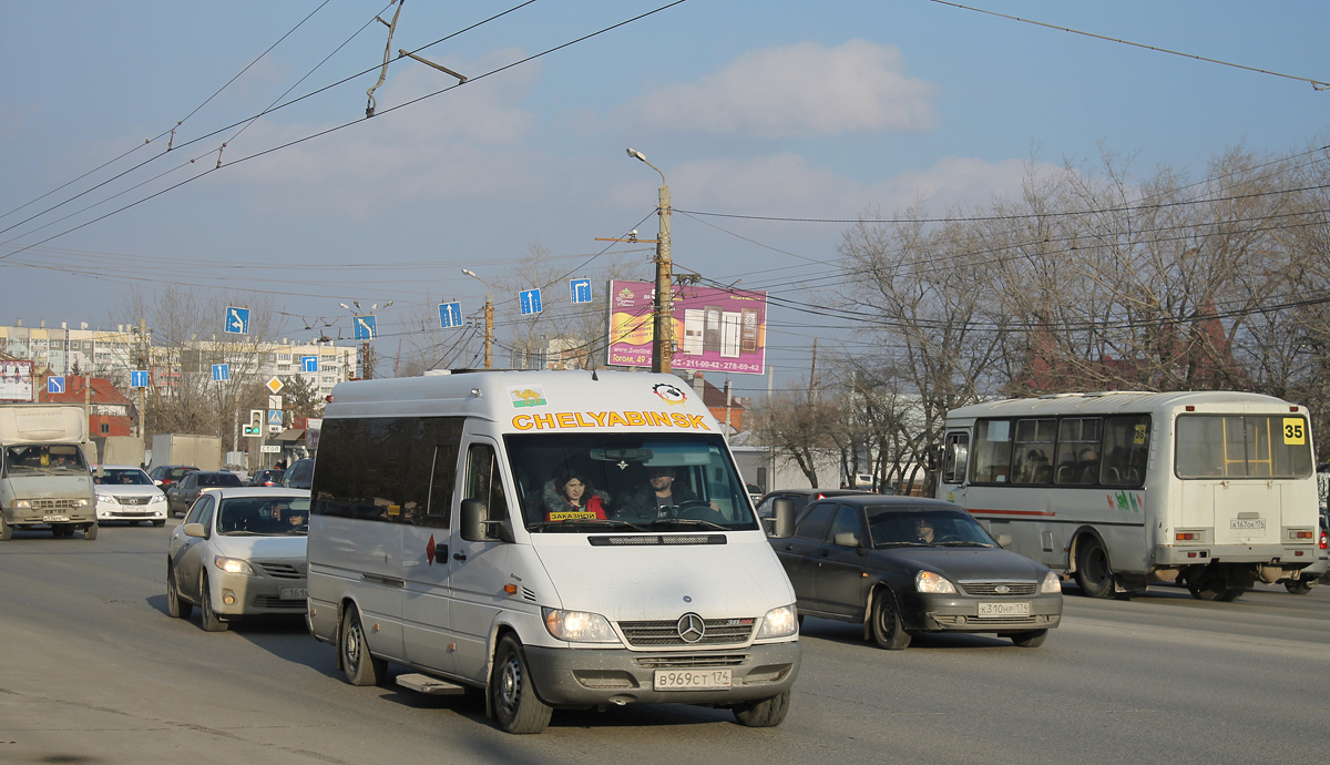Челябинская область, Mercedes-Benz Sprinter W909 311CDI (XDN) № В 969 СТ 174